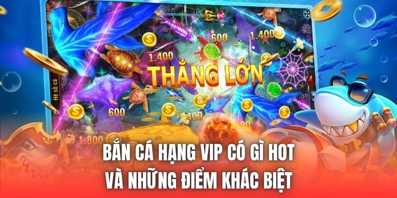 Bắn cá hạng VIP có gì hot và những điểm khác biệt